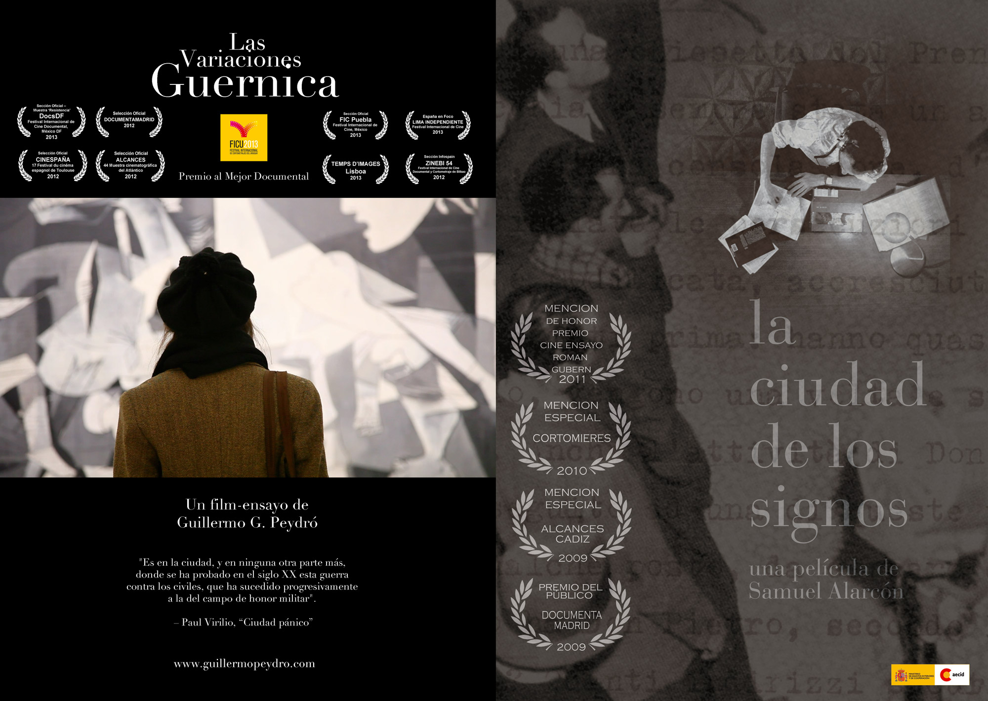 [Meet the Filmmakers! The Guernica Variations and City of Signs] 