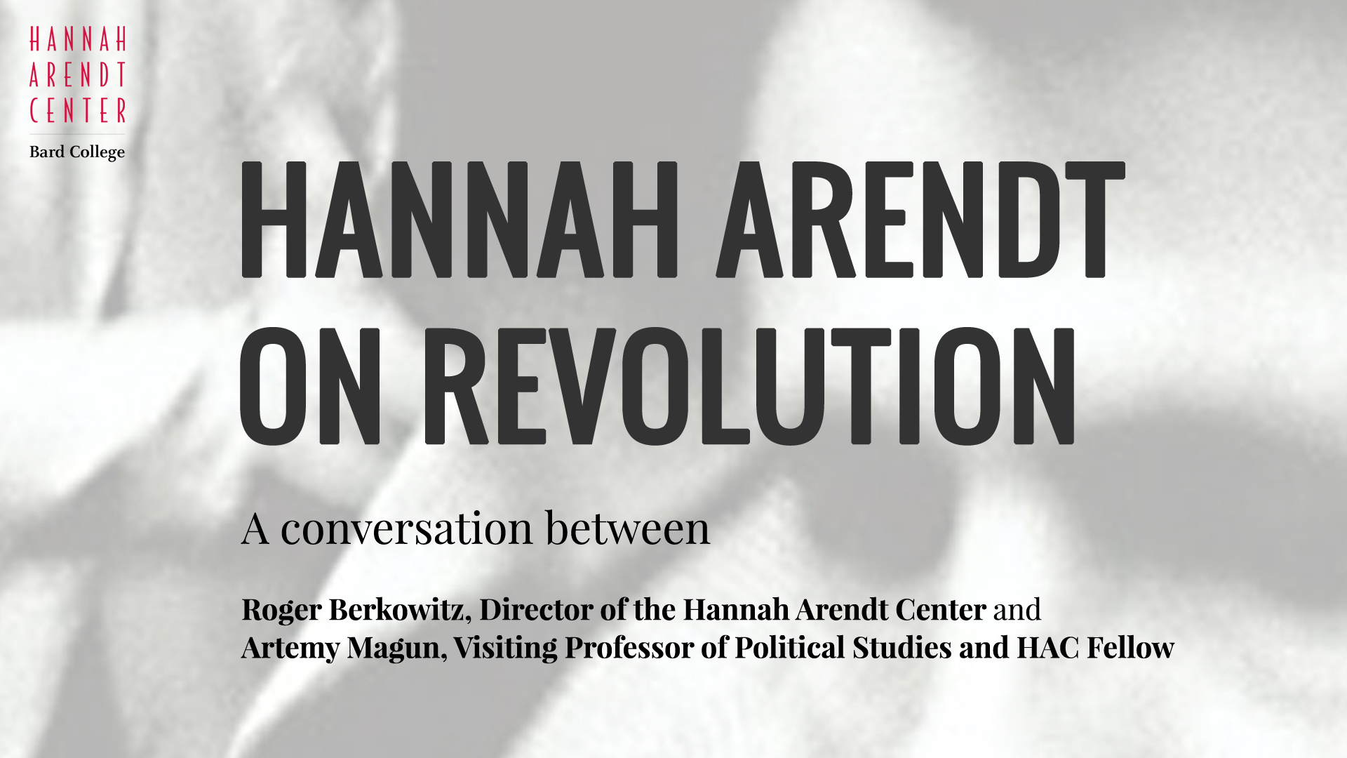[Hannah Arendt on Revolution] 