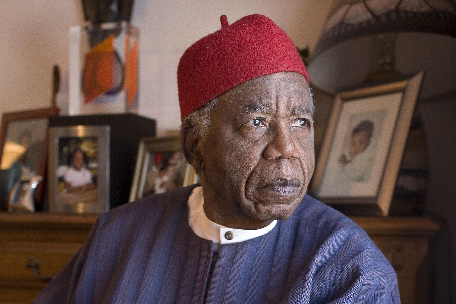[After Chinua Achebe: African Writing and the Future] Chinua Achebe. Photo: &copy;2007 Frank Fournier