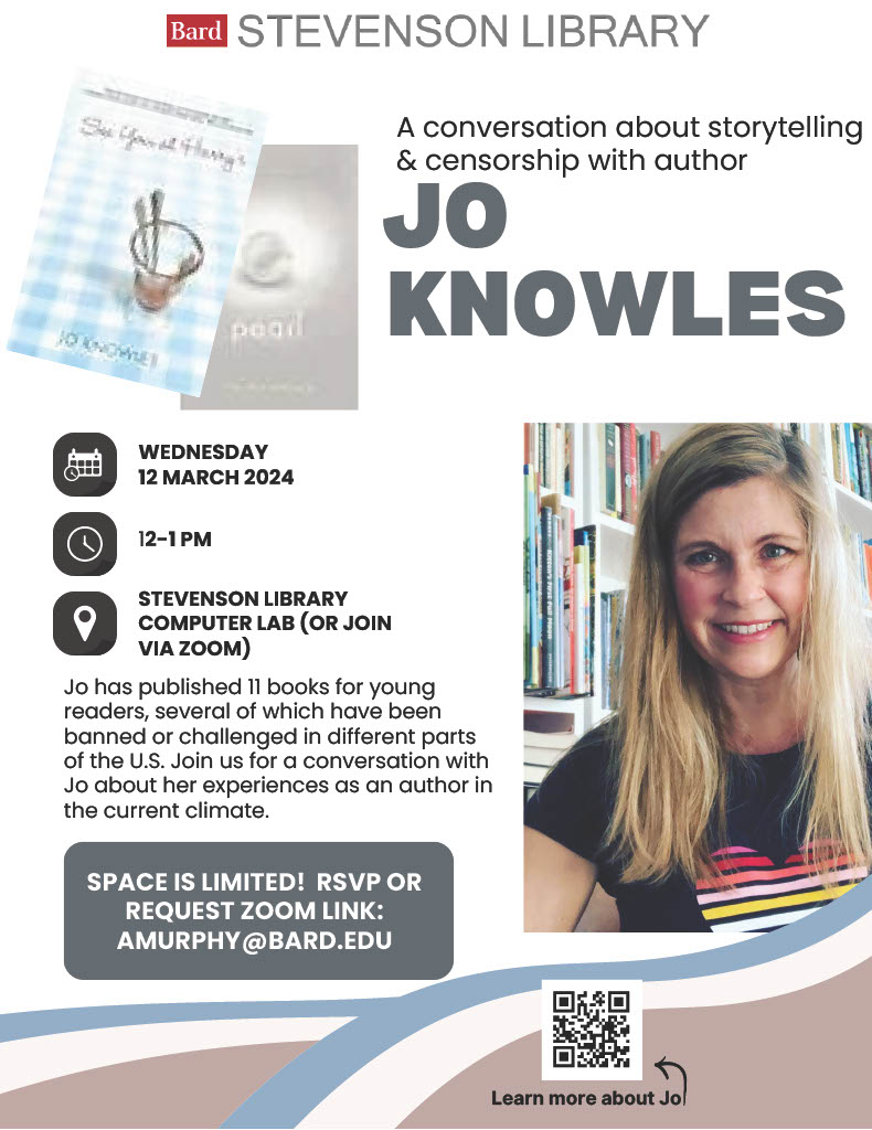 [Author&#39;s Talk: Jo Knowles] 