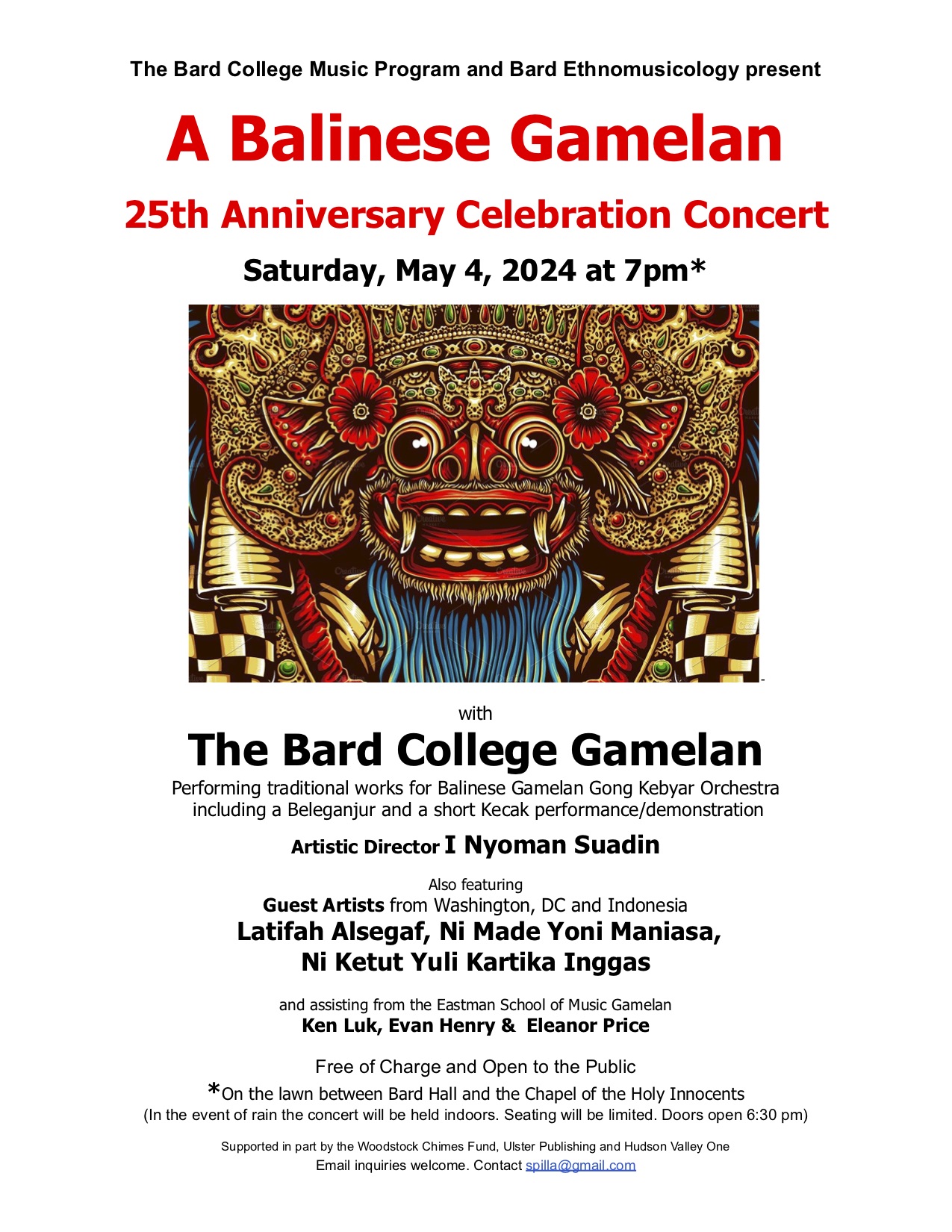 Gamelan&nbsp;Spring Concert