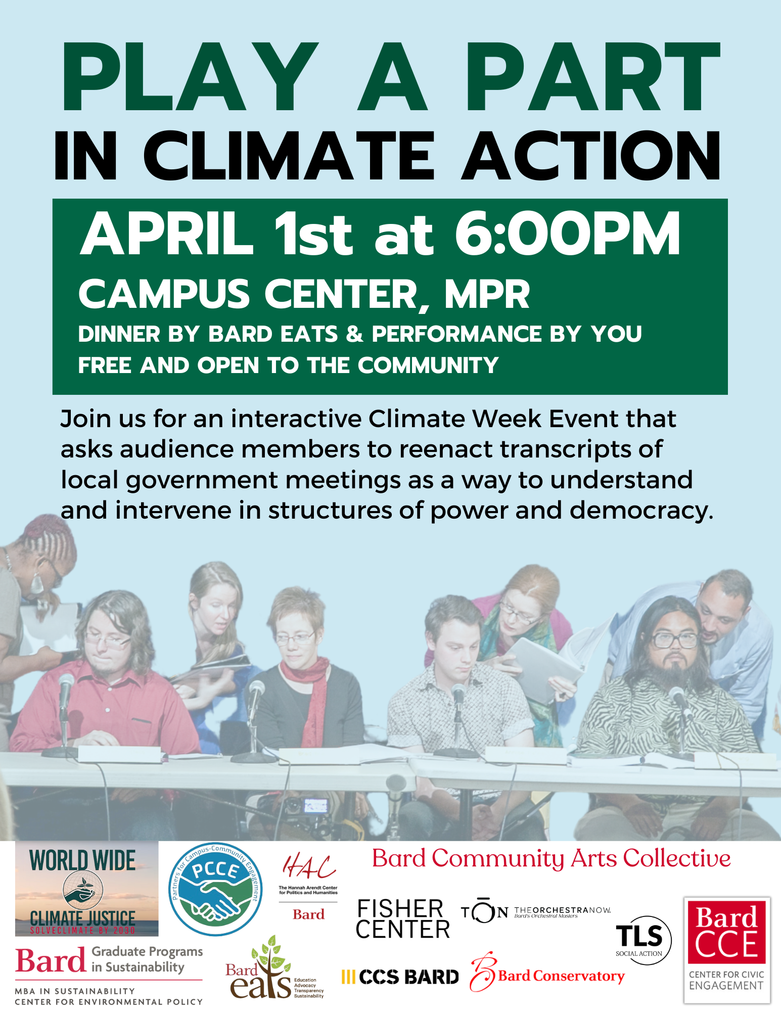 [Play a Part in Climate Action] 