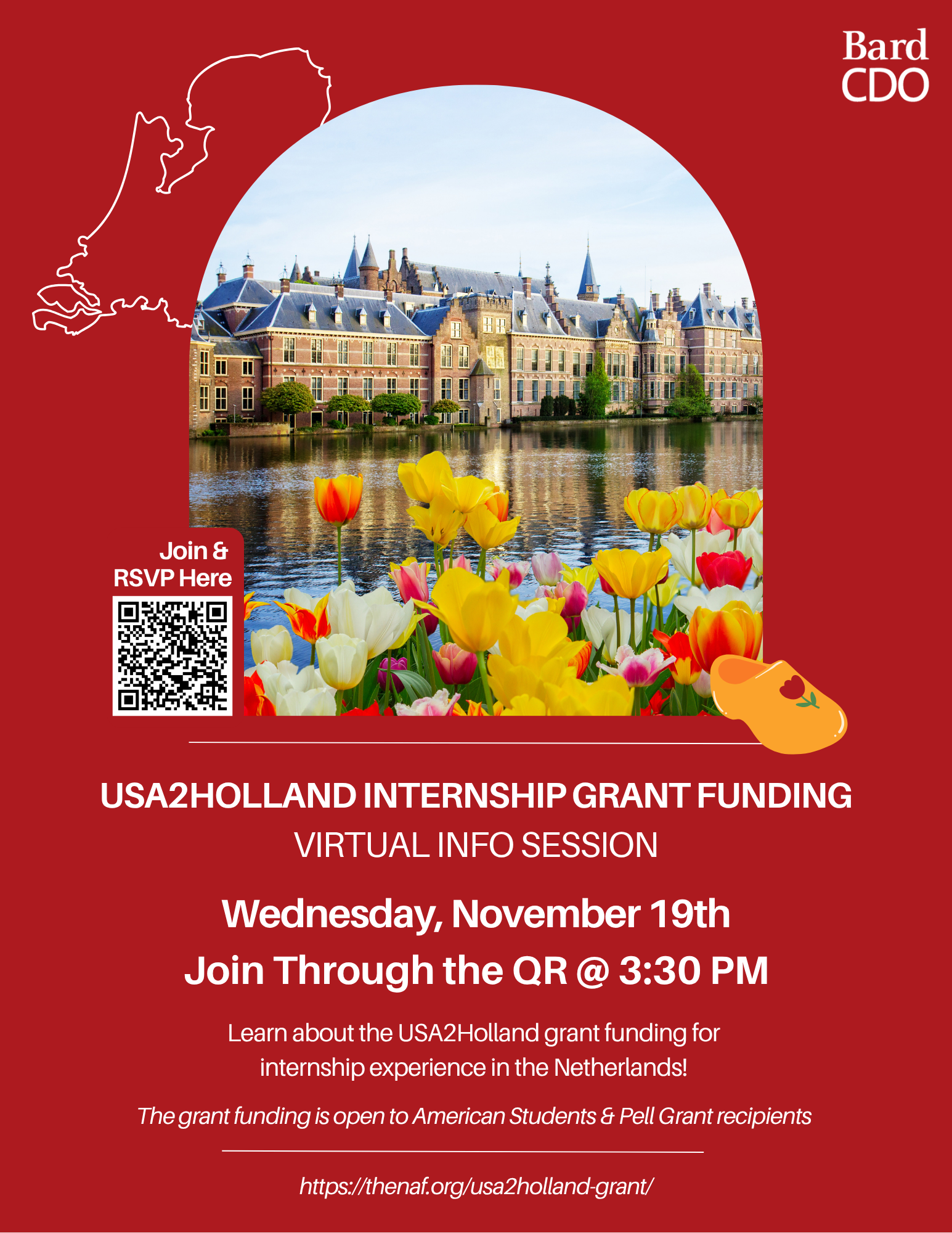 USA2Holland Internship Grant Funding Info Session