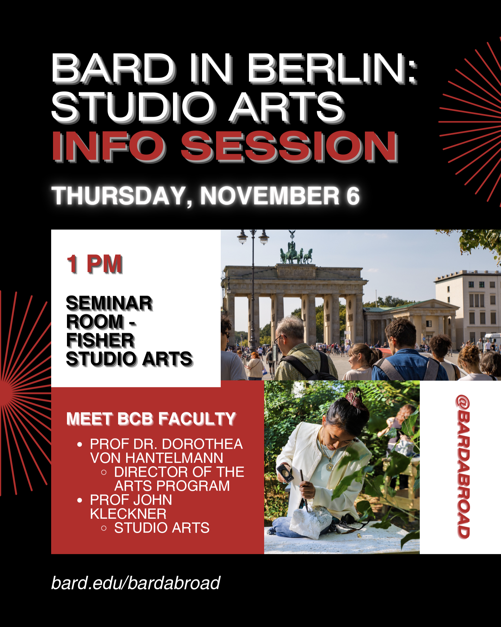 Bard in Berlin: Studio Arts Info Session
