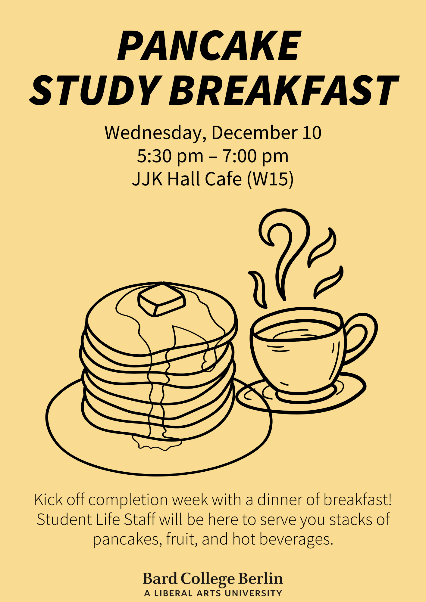 Pancake Study Breakfast
