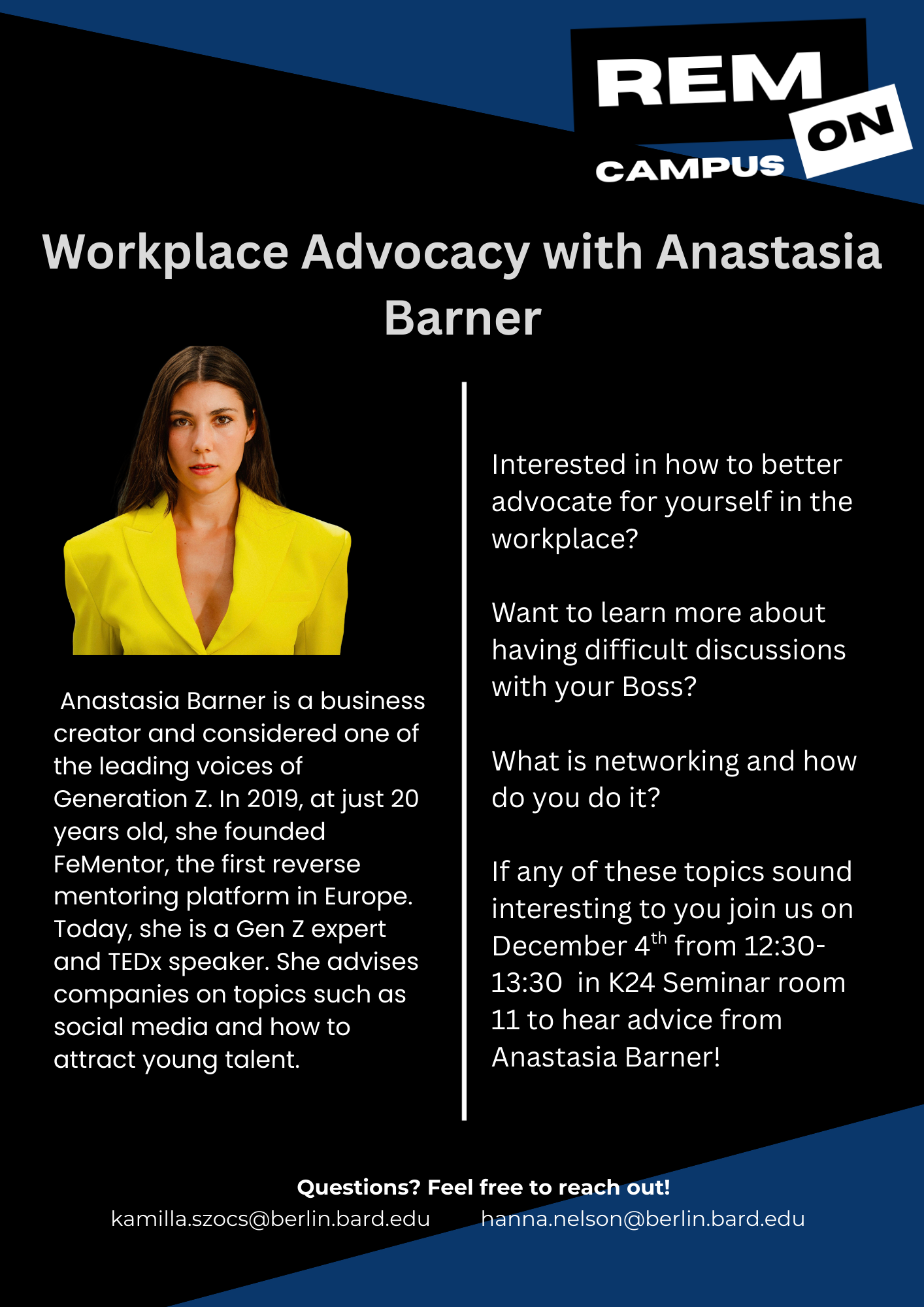 Workplace Advocacy with Anastasia Barner