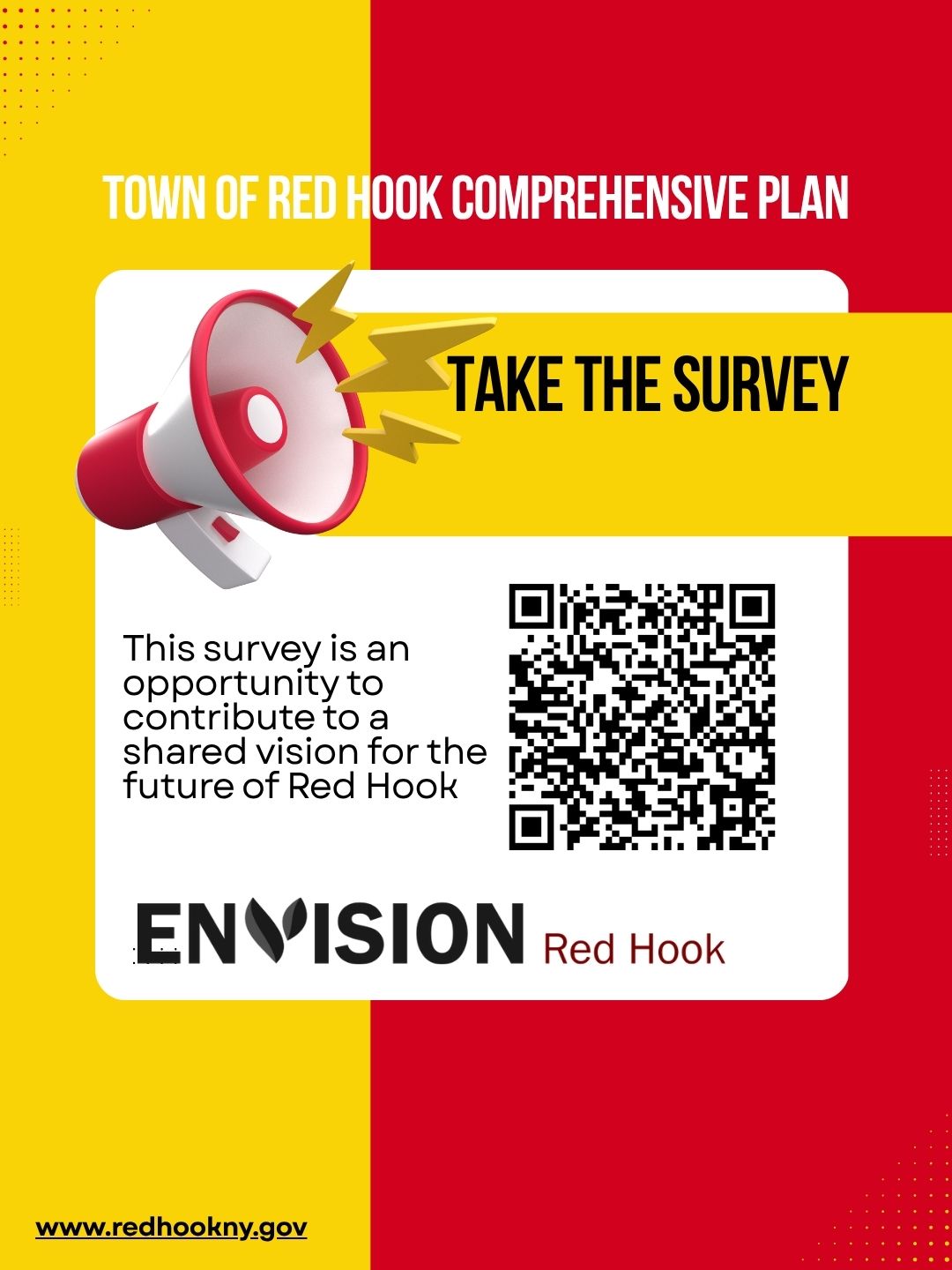 Share your thoughts: Bard and Red Hook in 2036 for Red Hook Comprehensive Plan.; Visit https://www.surveymonkey.com/r/RedHookVision