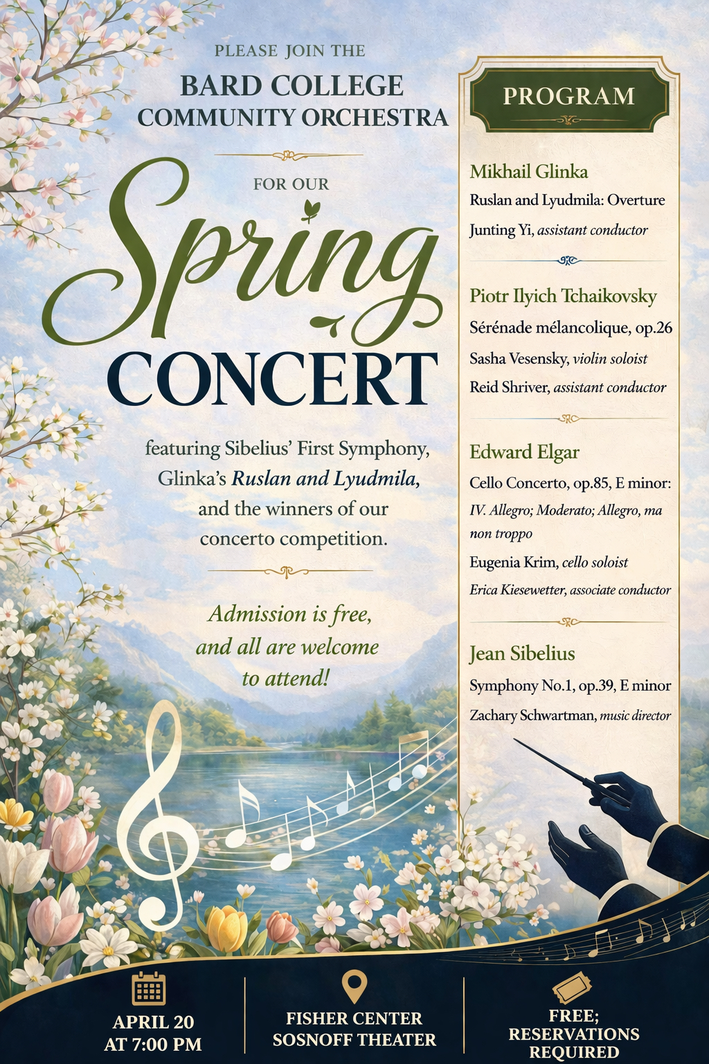 Bard College Orchestra spring concert