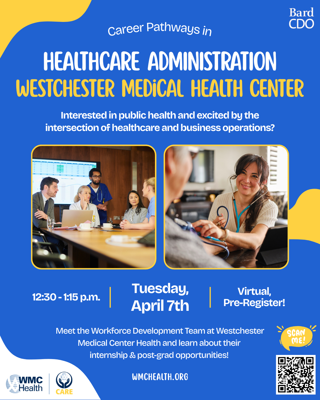 Career Pathways in Healthcare Administration with Westchester Medical Health Center