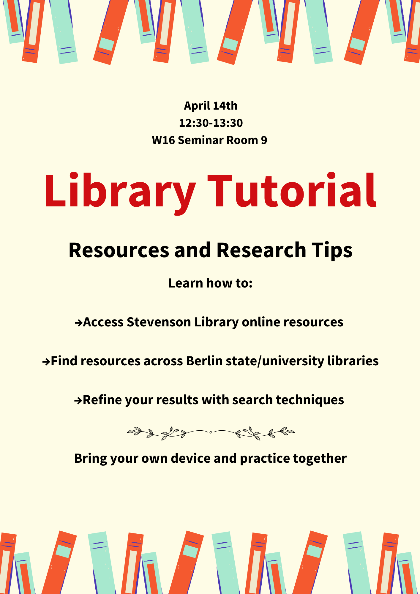 Library Tutorial: Resources and Research Tips