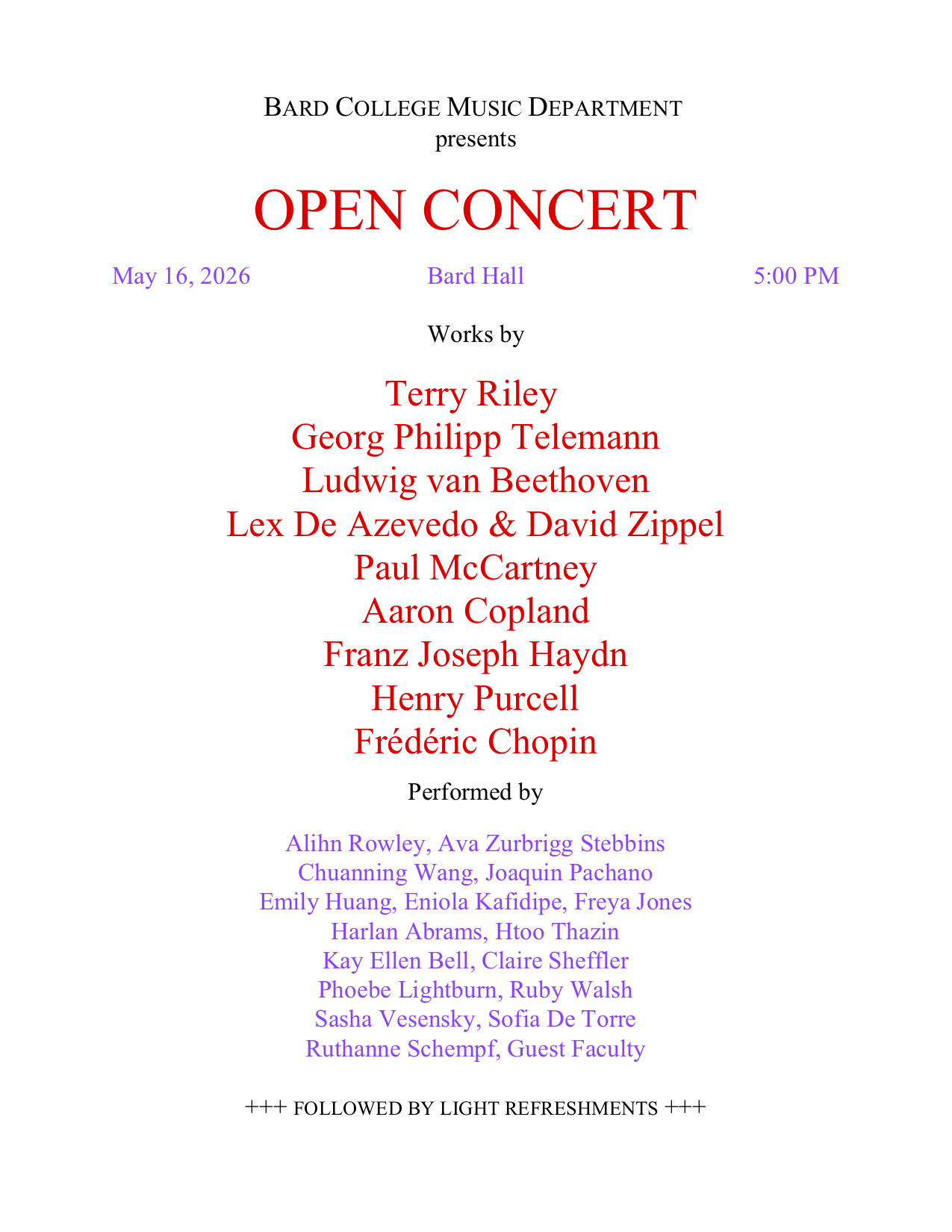 Open Concert