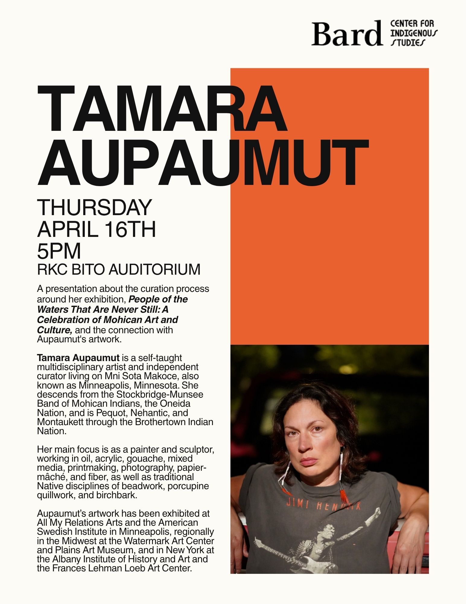 Tamara Aupaumut&nbsp;