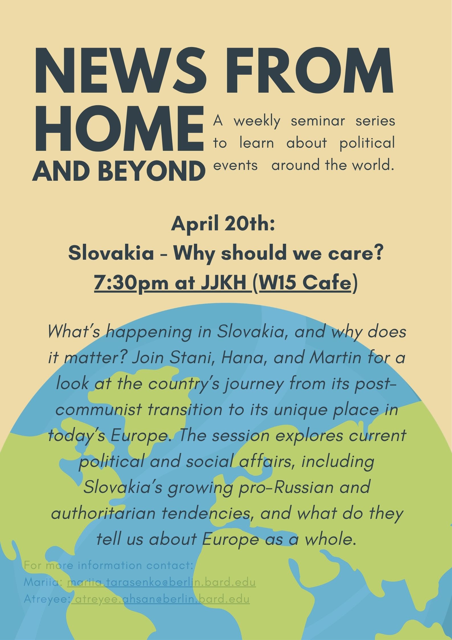 News from Home (&amp; Beyond): Slovakia - Why should we care?