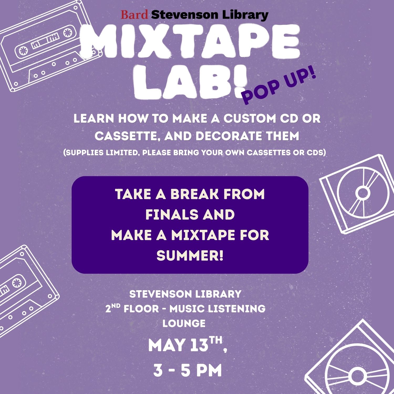 Mixtape night flyer; Mixtape Lab!
