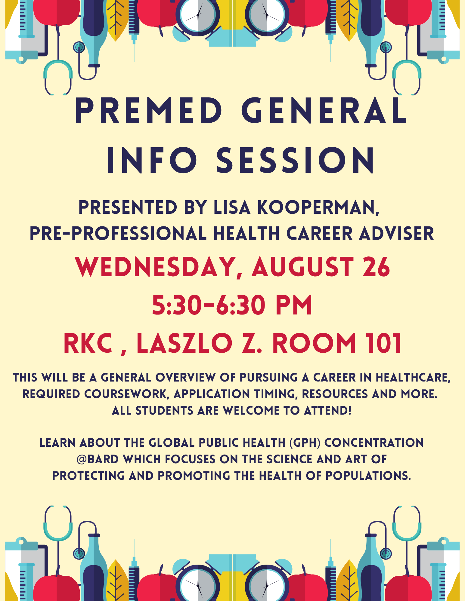 Premed General Information Session
