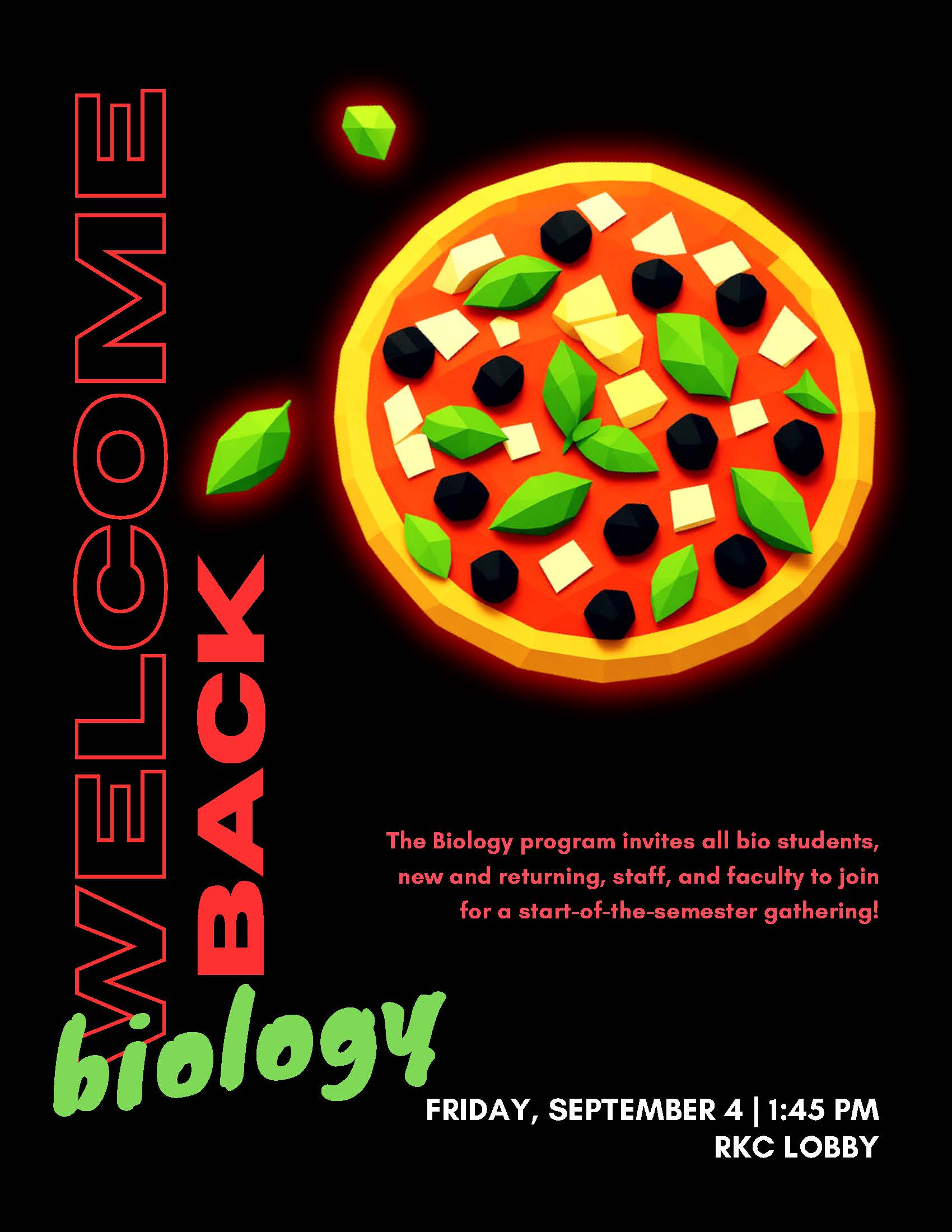 Biology Welcome Back!