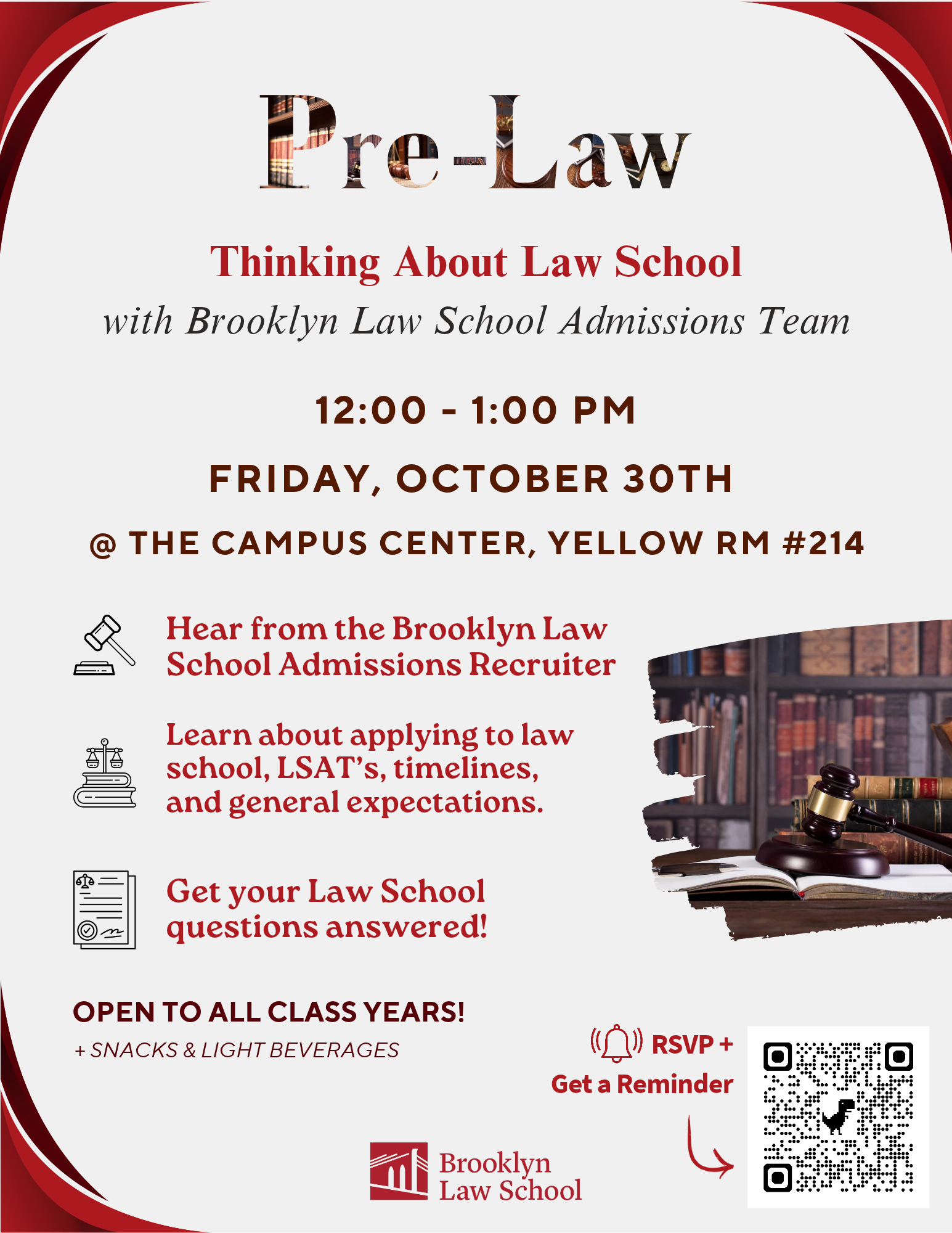 Thinking About Law School? Brooklyn Law School Admissions Visit