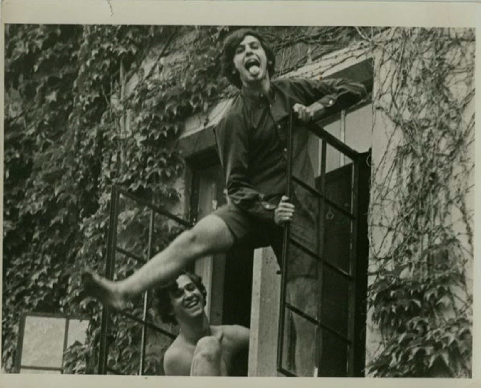 Stone Row "leap" by Michael Leibovic &rsquo;68, late 1960s.&nbsp;Photograph by Peter Aaron &rsquo;68.