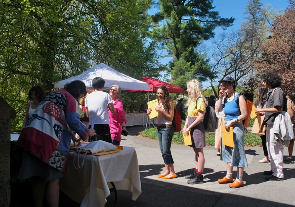 Senior Project Submission Day, April 30, 2025. Photo Credit Danni Chen '26