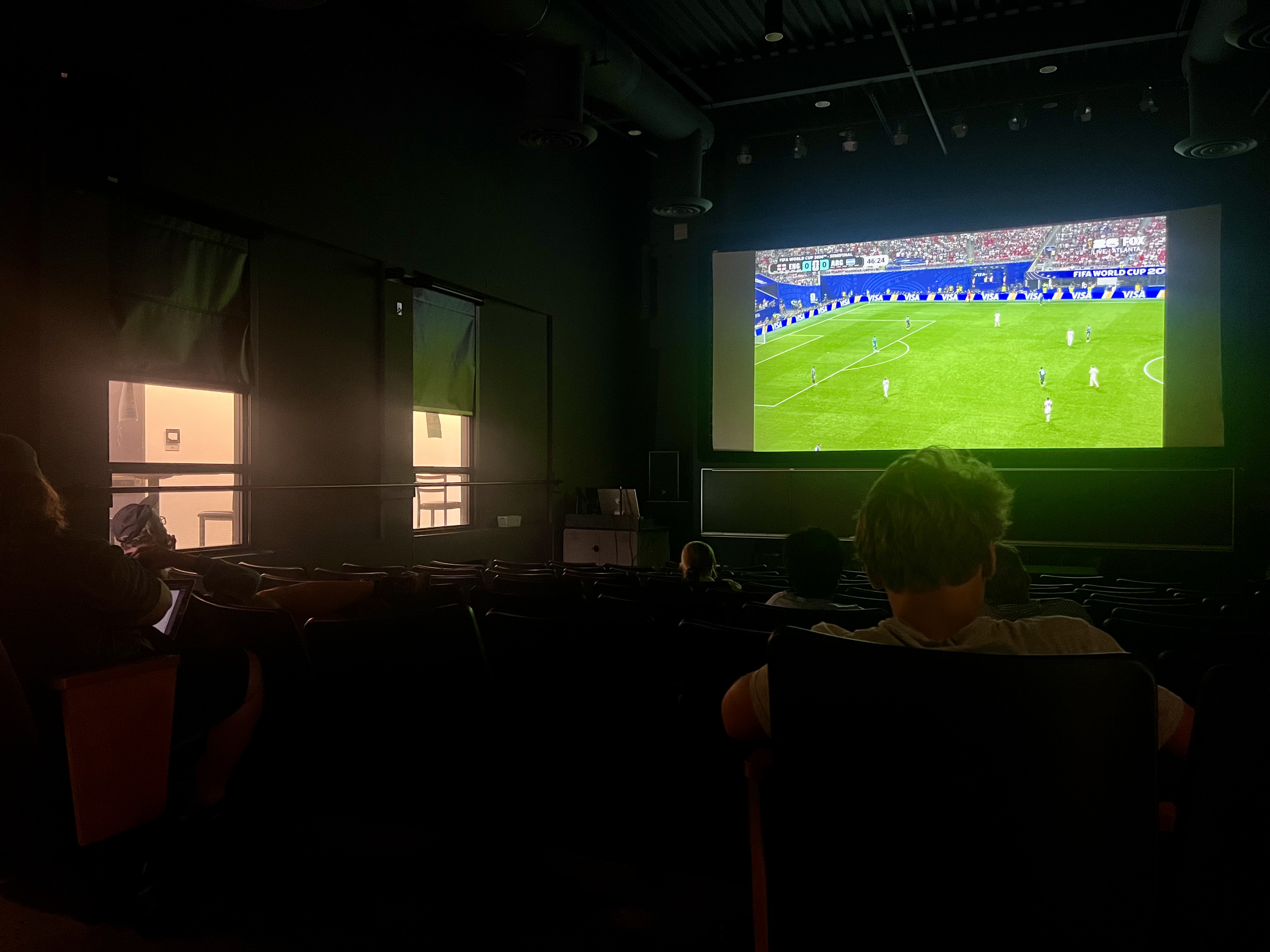 FIFA World Cup 2026 watch parties have been happening at Bard all week. Photo by Danni Chen '26