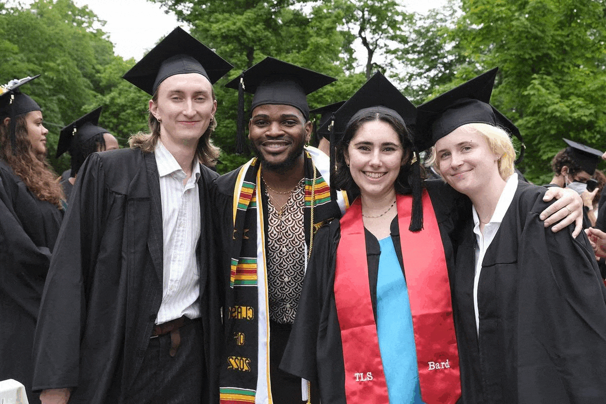 United States Secretary of the Interior, Deb Haaland, and alumni/ae and graduates at Bard's 162nd Commencement Weekend. Photos by Brennan Cavanaugh '88 and Sam Stuart.