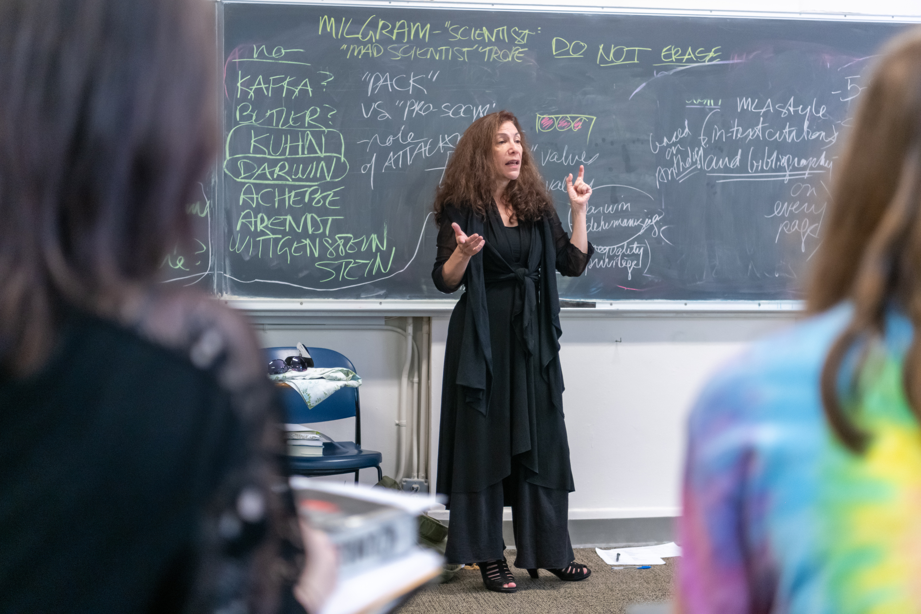 Amy Lowenharr-Blauweiss teaching at Bard College. Photo by Karl Rabe.