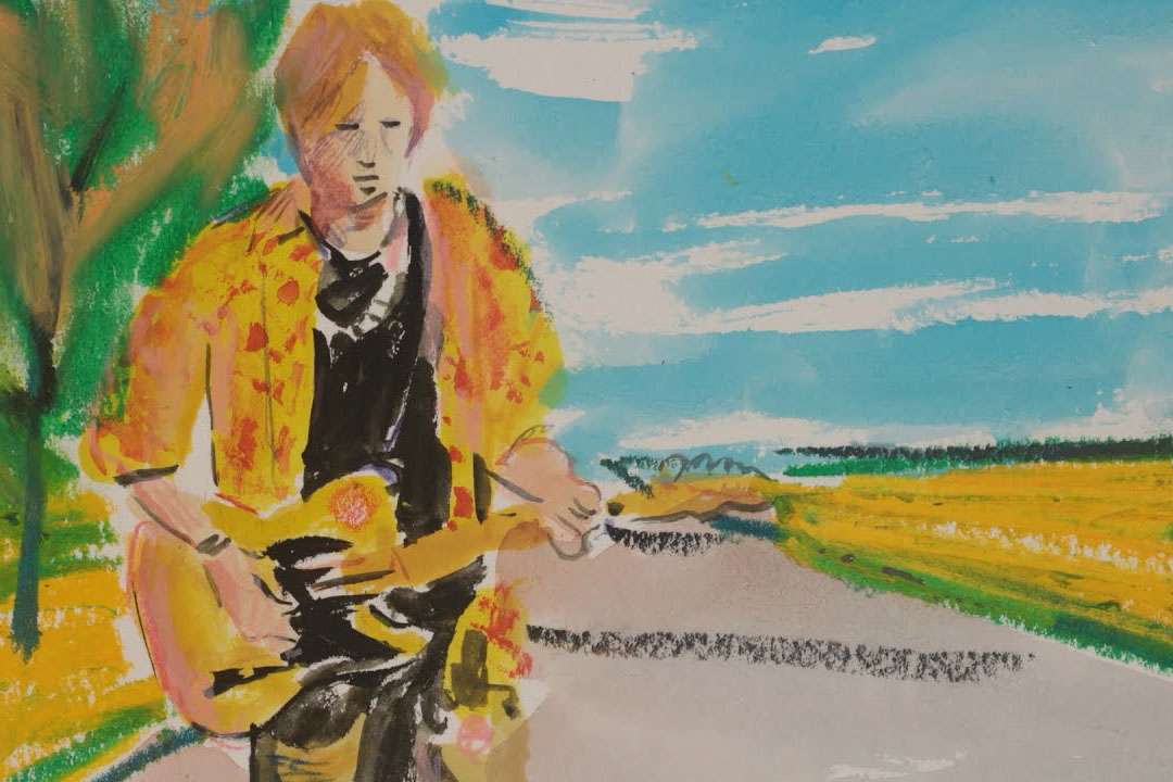 Tom Petty’s “Call Me the Breeze,” created by animator Jeff Scher ’76.