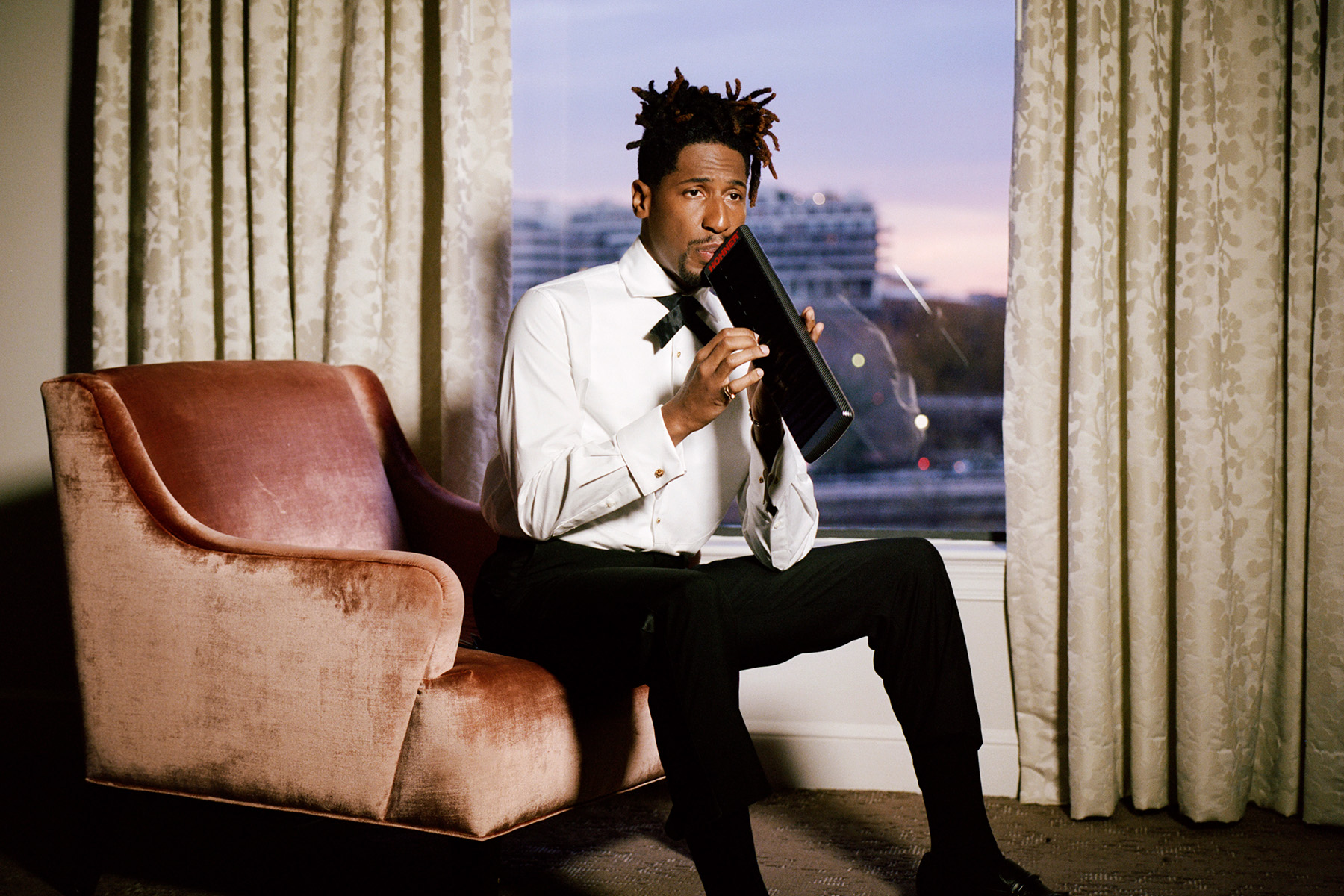 Jon Batiste. Photo by Jasmine Clarke ’18, courtesy Clarke