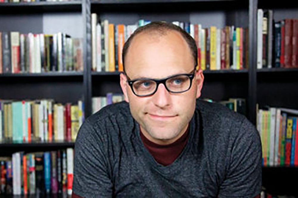 Raphael Bob-Waksberg &rsquo;06, creator of the Netflix series BoJack Horseman and author of Someone Who Will Love You in All Your Damaged Glory and A Most Blessed and Auspicious Occasion. Photo by Julie Lake