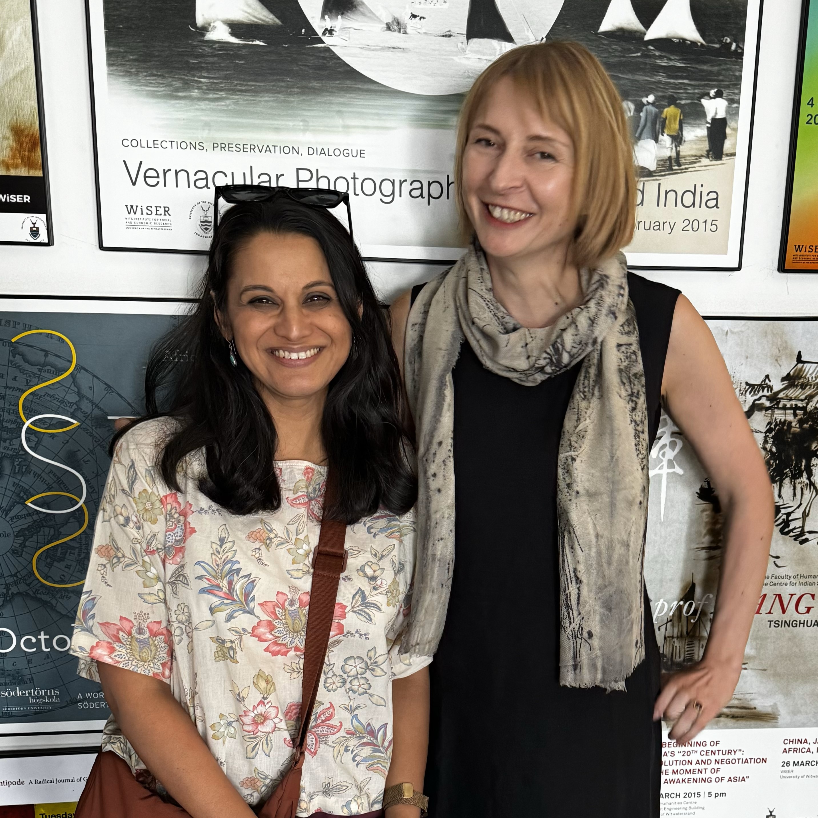 Srila Roy and Agata Lisiak at WISER