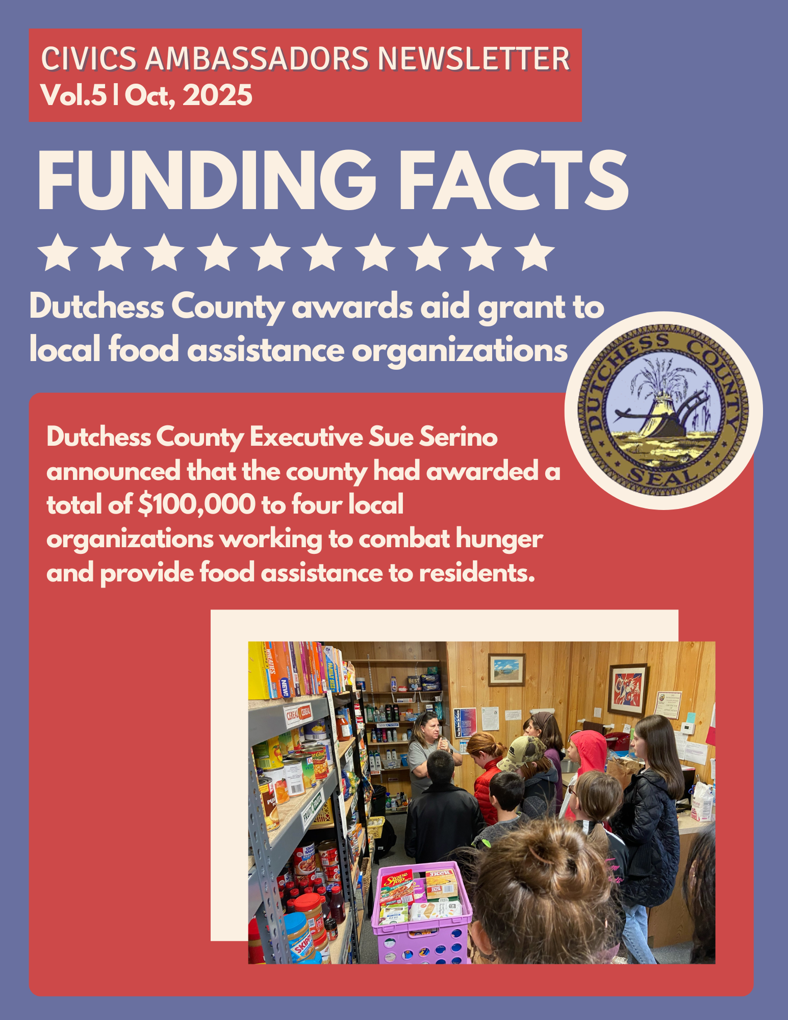 Civic Ambassadors Funding Facts Vol. 5