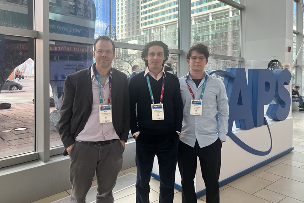 Paul Cadden-Zimansky and Bard Students Presented Research at Global Physics Summit