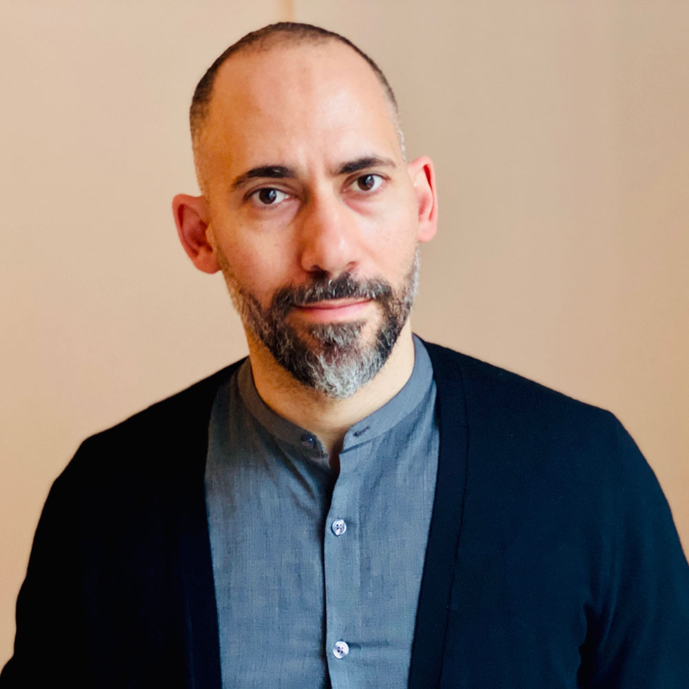 A professional photo portrait of&nbsp;Ziad Abu-Rish