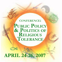 Three-Day Conference in April Explores Tolerance Within the World's Religions