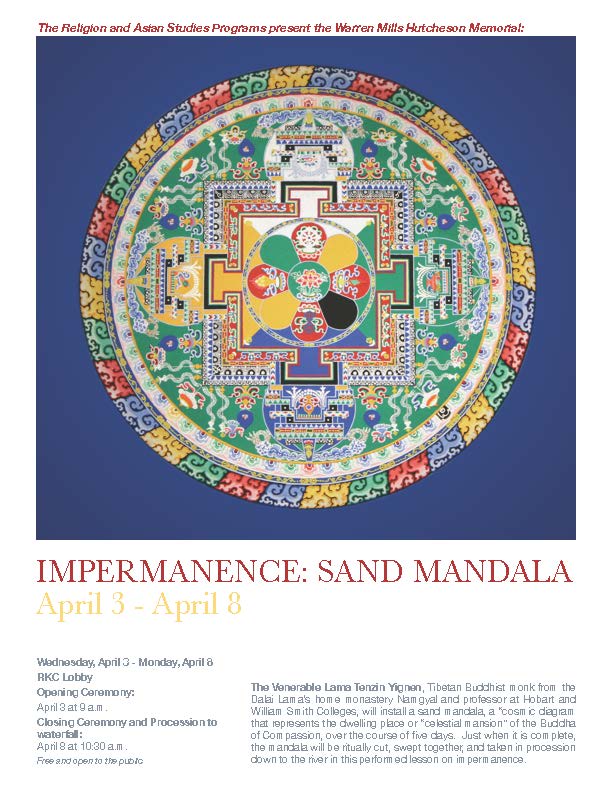 Impermanence: Sand Mandala Closing Ceremony