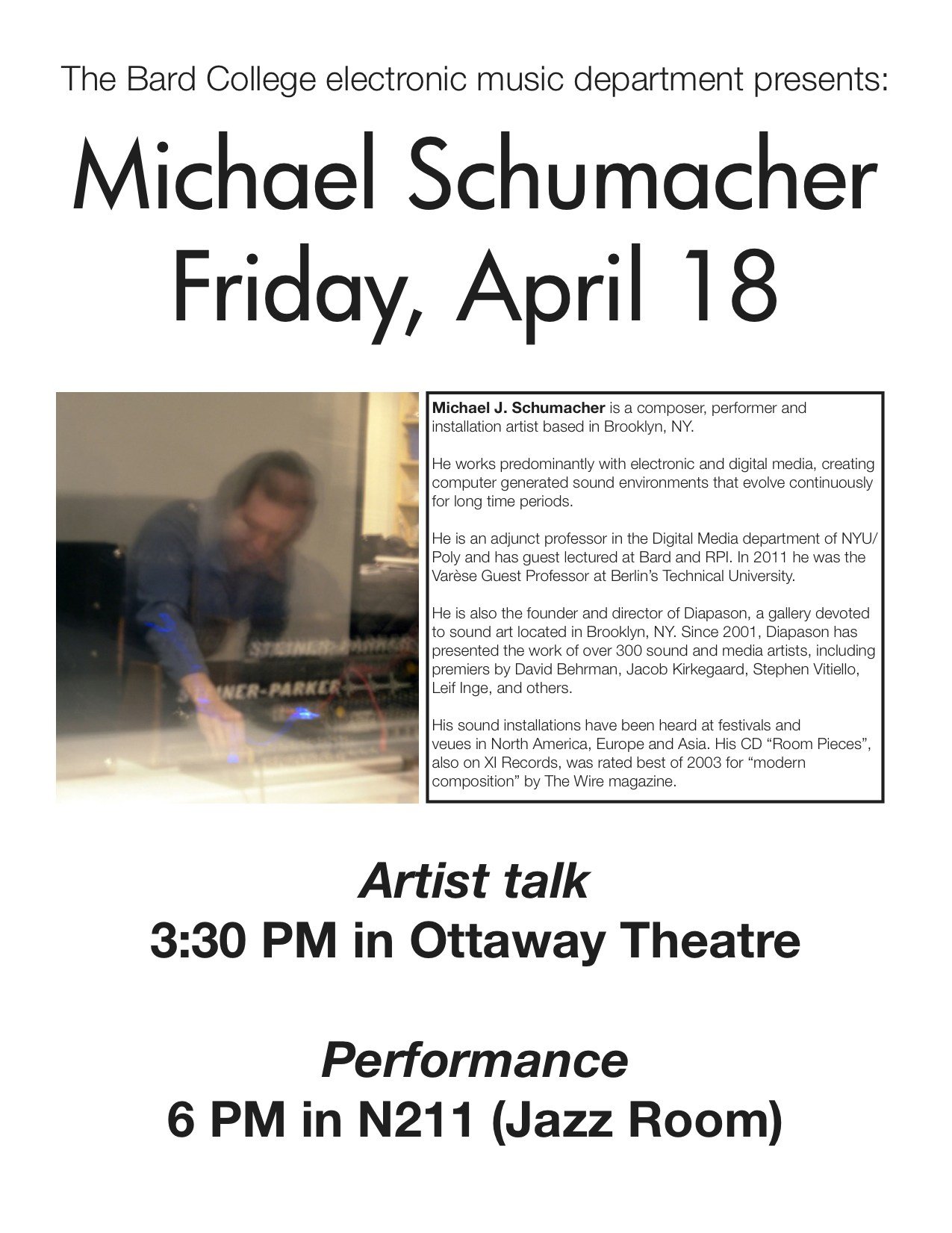 Guest Artist&nbsp;Michael J. Schumacher