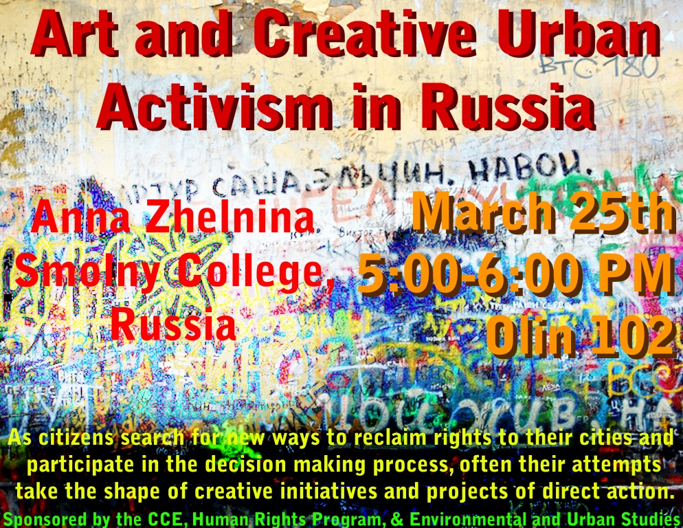 Art and Creative Urban Activism in Russia