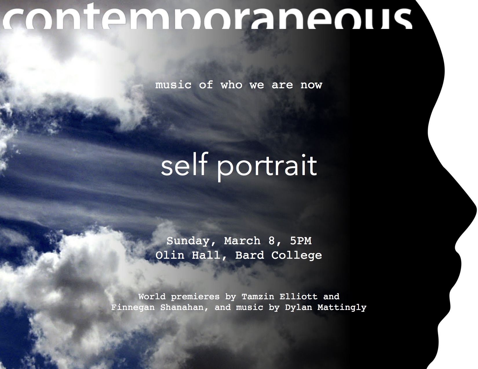 Visit http://www.contemporaneous.org/upcoming-events/2015/3/7/self-portrait