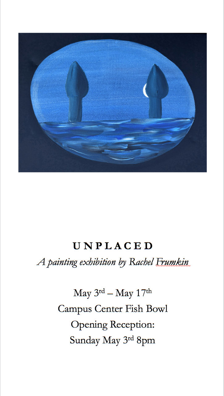 LAST DAY (Today): A painting exhibition by Rachel Frumkin