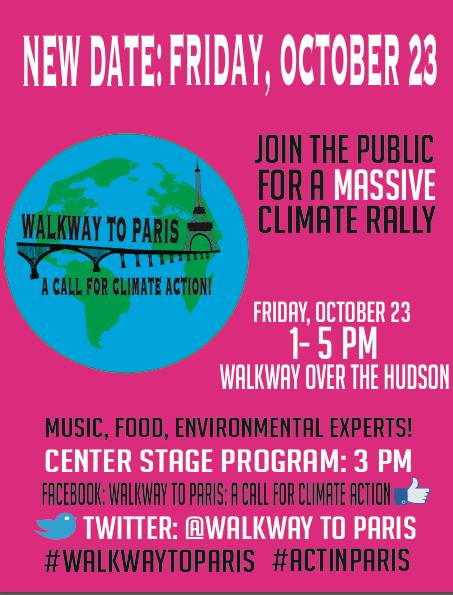 "Walkway to Paris": Climate Rally