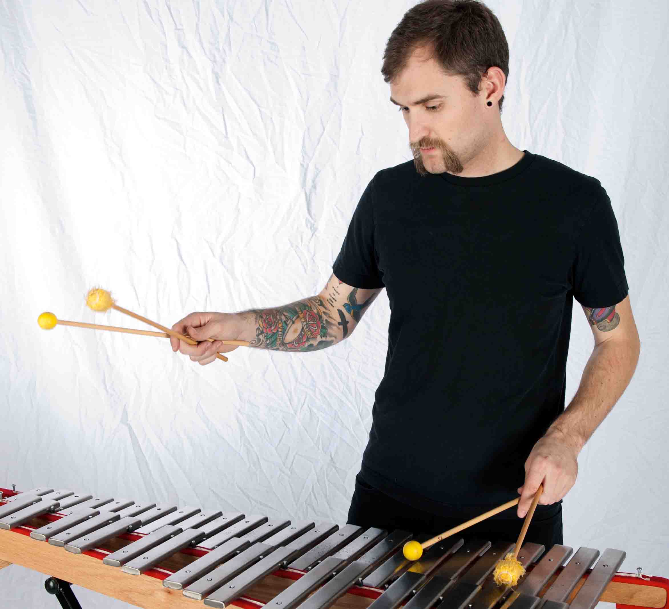 Michael Pisaro, electronic music visiting artist, Concert 1: Trevor Saint (New Haven-based percussionist) performs "Closed Categories in Cartesian Worlds".