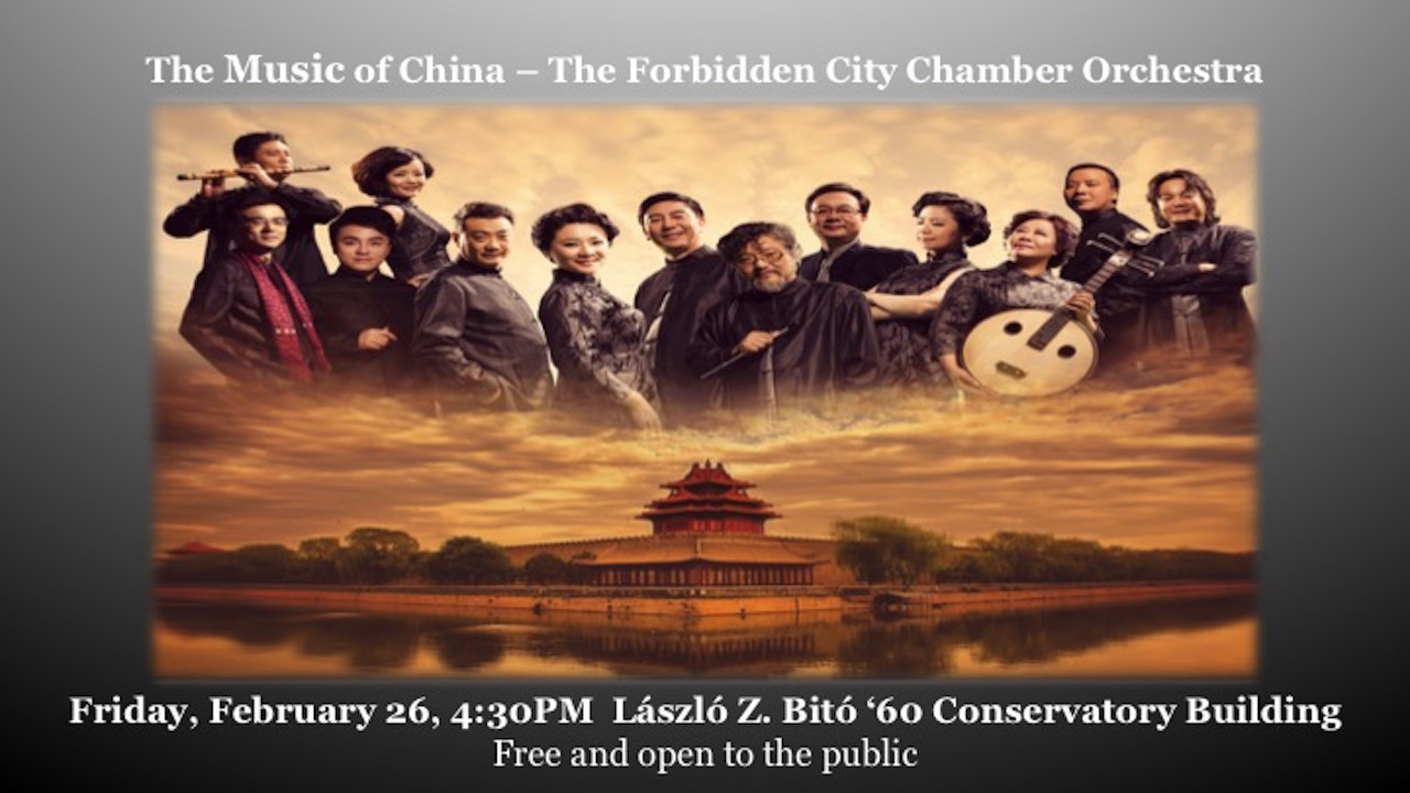 Special Event: Forbidden City Chamber Orchestra: The Music of China