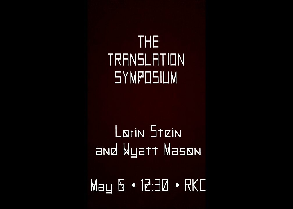 The Translation Symposium: Keynote Address