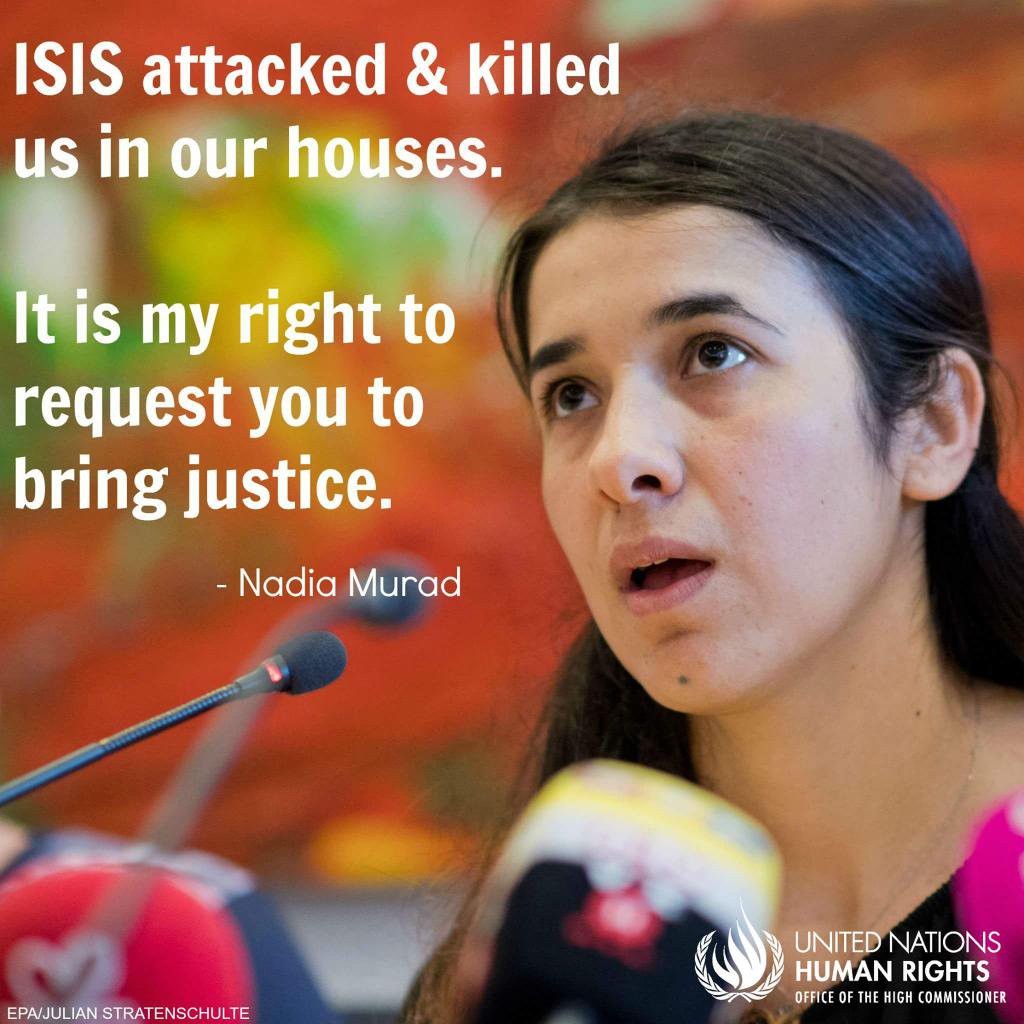 Special Talk: Nadia Murad Basee Taha to Speak on the Yazidi Genocide and Sexual Slavery