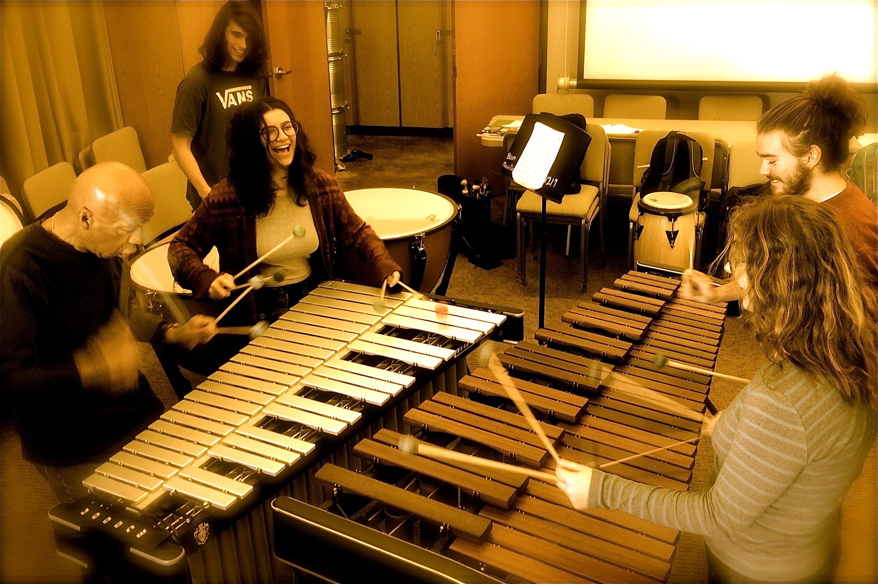 The Bard Percussion Ensemble and &quot;Take 3&quot; featuring Avalon Packer, Isaac Pincus and Thurman Barker performing original music.