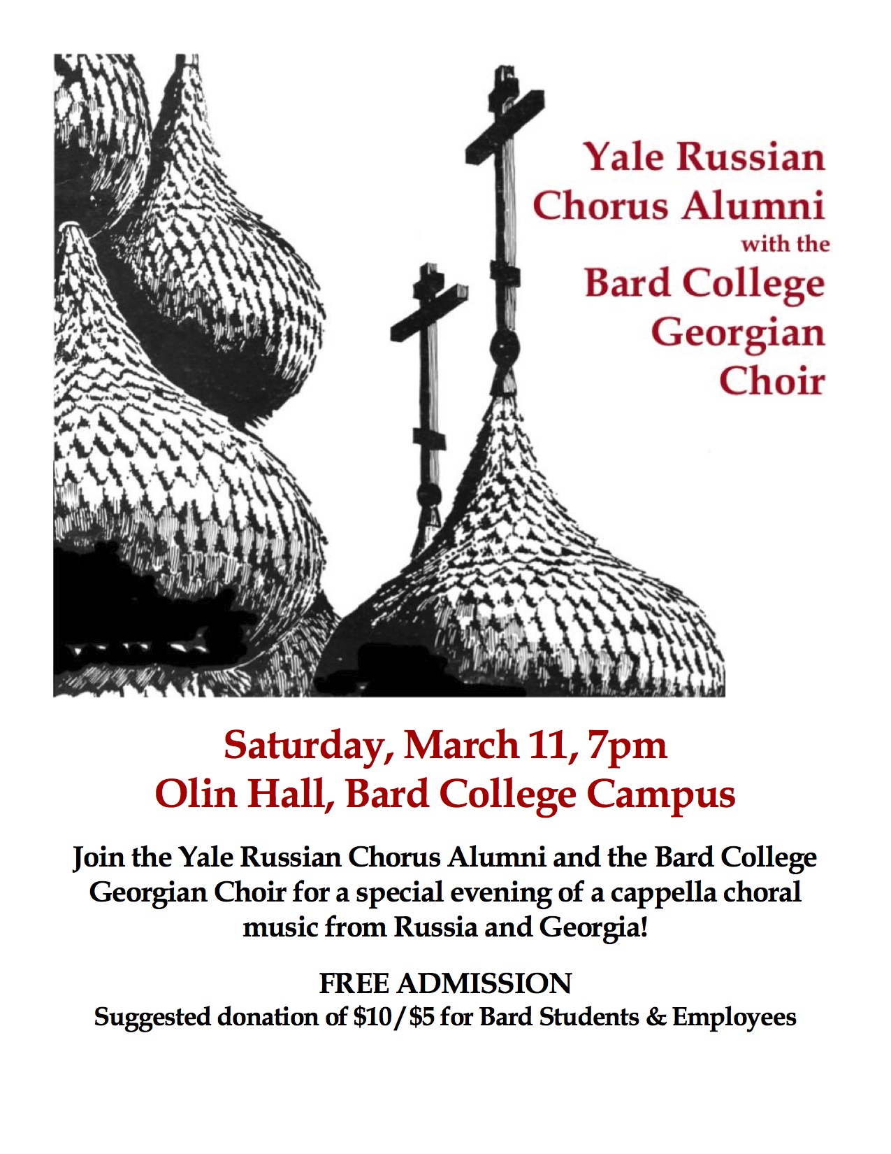 Yale Russian Chorus Alumni &amp; Bard College Georgian Choir