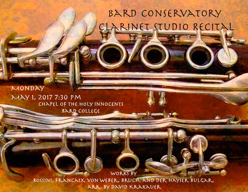 Bard Conservatory Clarinet Studio Recital