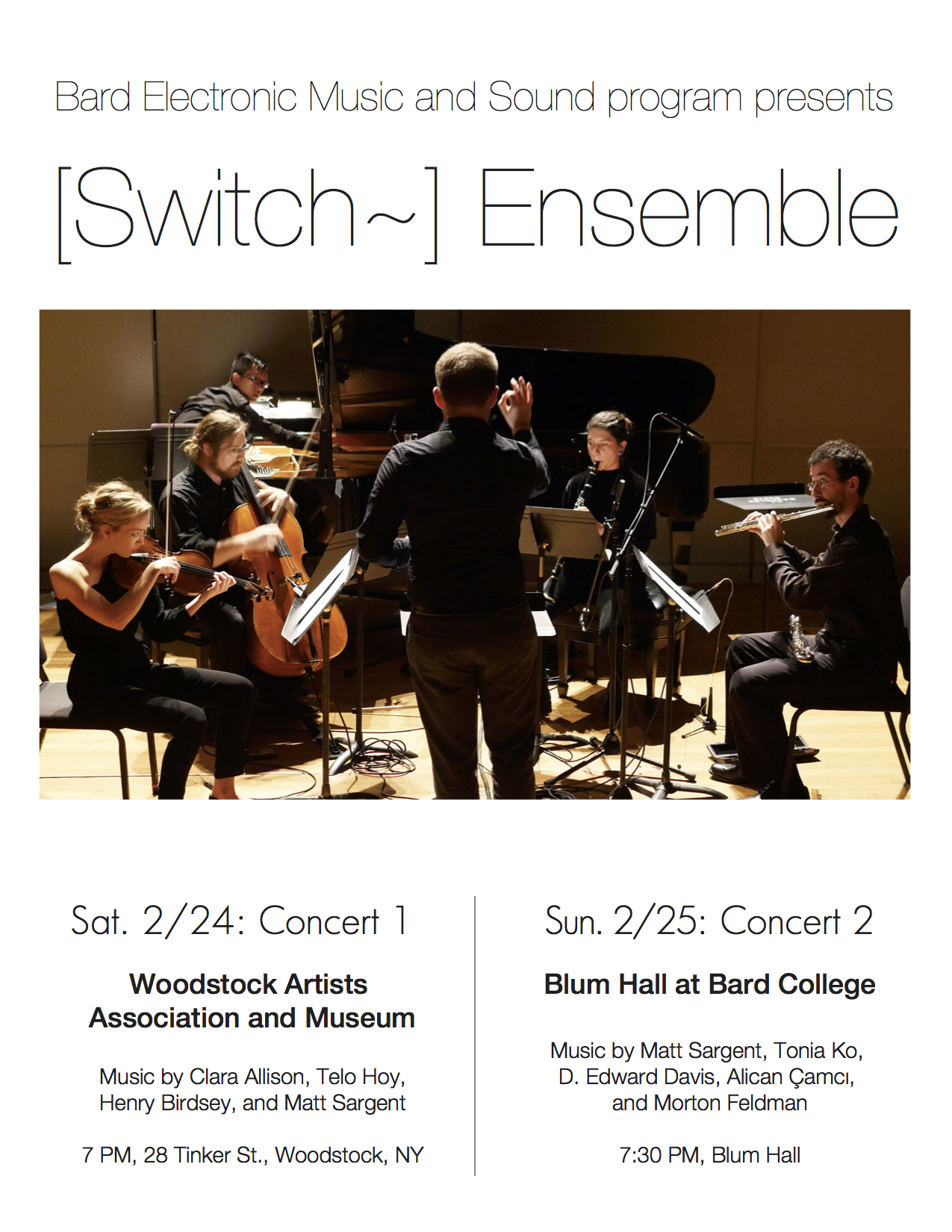 Switch Ensemble, Electronic Music