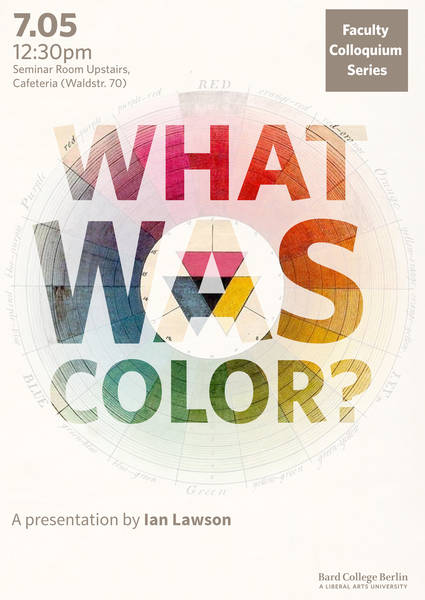 Ian Lawson on &quot;What Was Color?&quot;