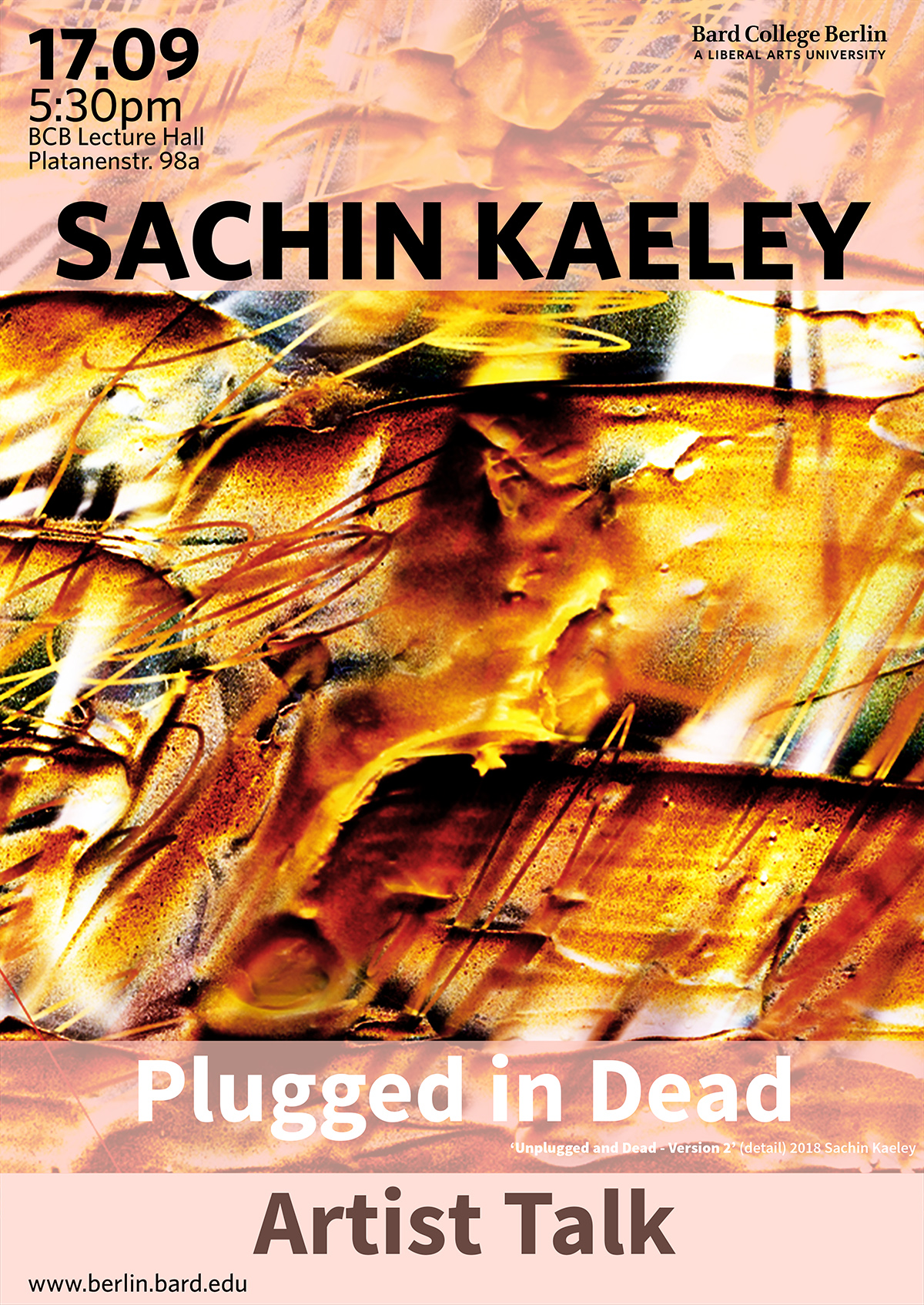 &quot;Plugged in Dead&quot; - Artist talk Sachin Kaeley